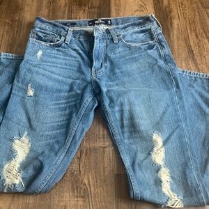 Hollister Skinny Ripped Jeans